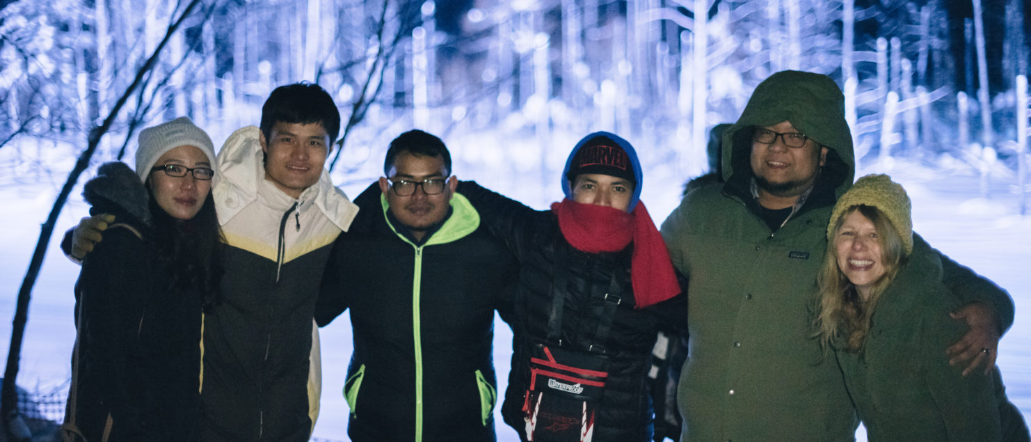 Social Bus - new friends in Hokkaido!