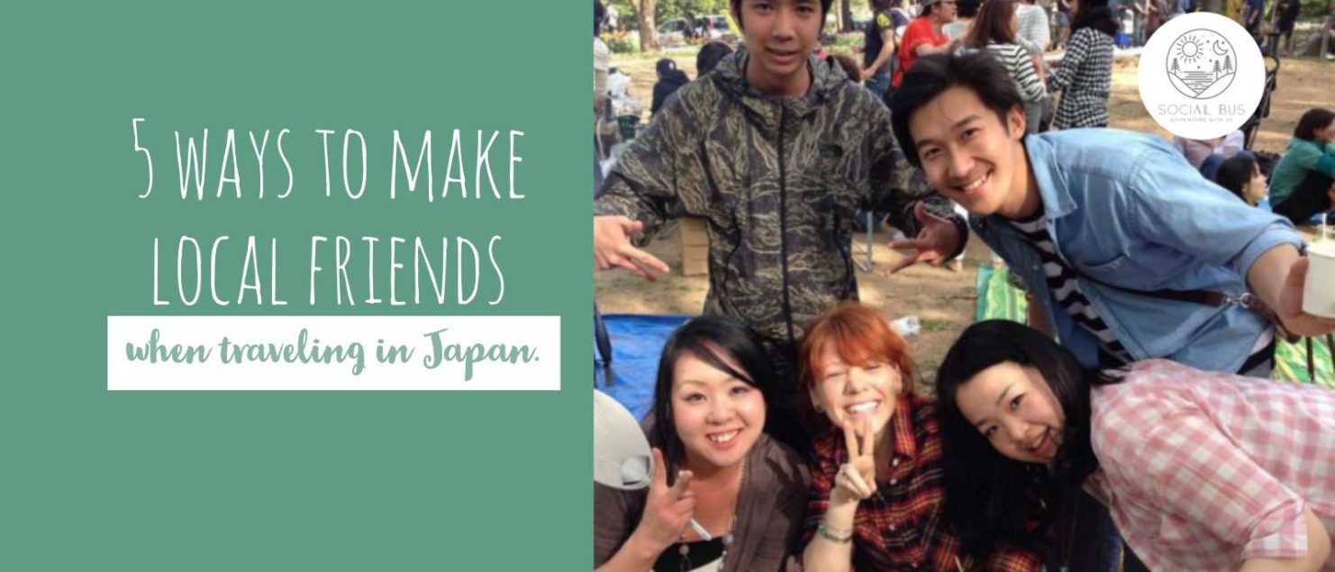ways to make local friends in japan