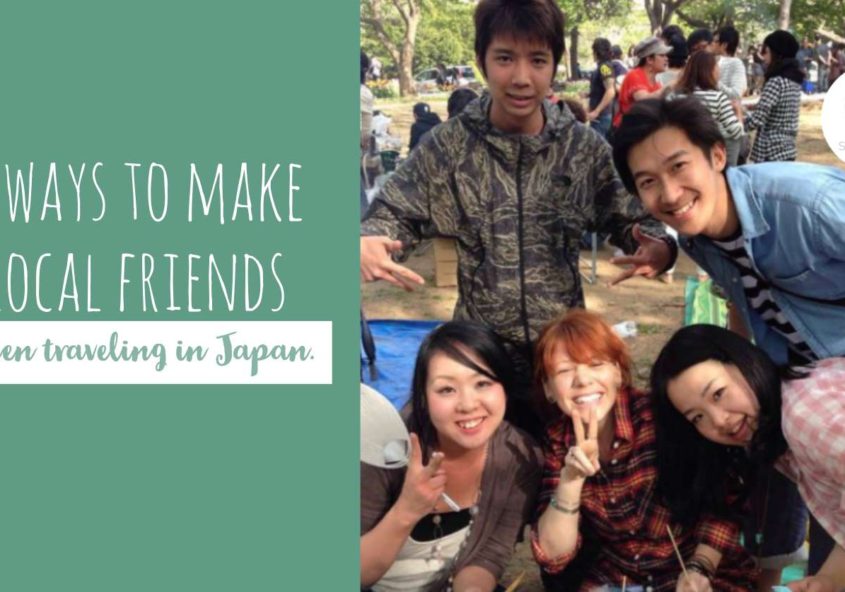 ways to make local friends in japan